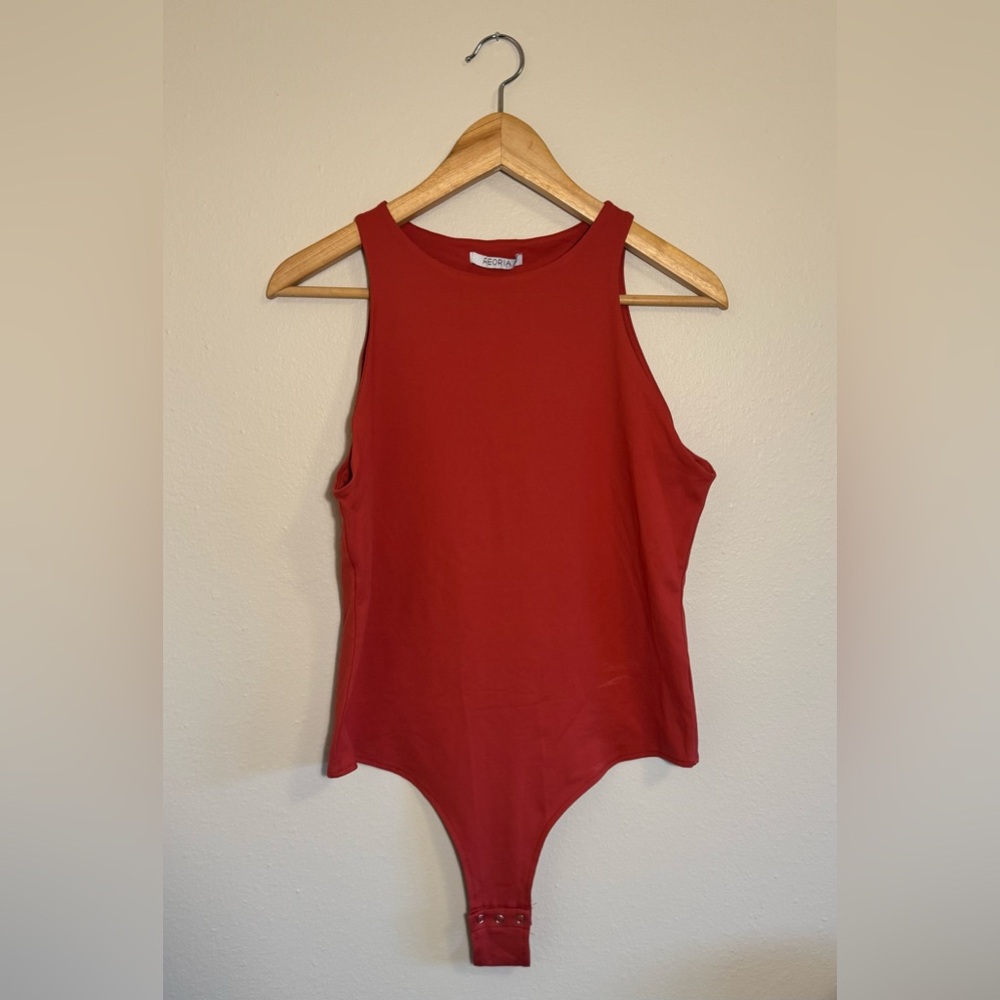 ReoRia Vibrant Coal Sleeveless Bodysuit